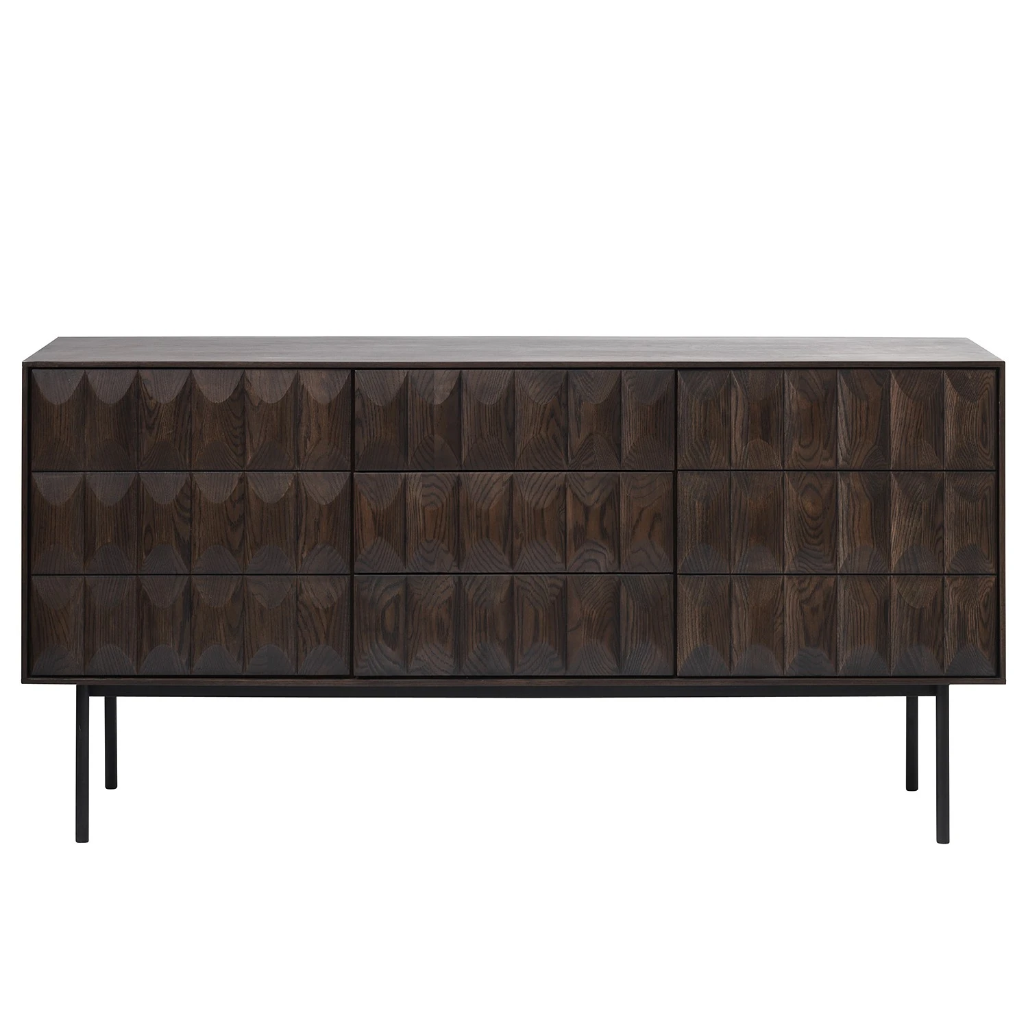 Red Living Sideboard Limes - Eiche massiv / Metall - Eiche Dunkel / Schwarz 5 Red Living Sideboard Limes - Eiche massiv / Metall - Eiche Dunkel / Schwarz – Bild 5