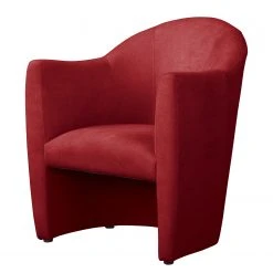 Red Living Sessel Dante - Strukturstoff - Strukturstoff Asali: Rot