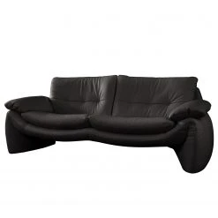 Loftscape Sofa Budal (2-Sitzer) - Echtleder - Echtleder Canela: Schwarz