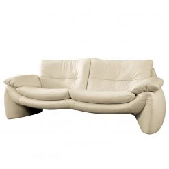 Loftscape Sofa Budal (3-Sitzer) - Echtleder - Echtleder Canela: Weiß