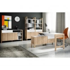 Norrwood Regal Holvik - Eiche Sonoma Dekor / Weiß 11 Norrwood Regal Holvik - Eiche Sonoma Dekor / Weiß -Wohnzimmermöbel boutique en ligne 1000280674 210813 08154300115 MOOD DETAILS P000000001000280674 mood