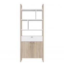 Norrwood Regal Holvik - Eiche Sonoma Dekor / Weiß 13 Norrwood Regal Holvik - Eiche Sonoma Dekor / Weiß -Wohnzimmermöbel boutique en ligne 1000280674 210813 08154300117 DETAILS P000000001000280674