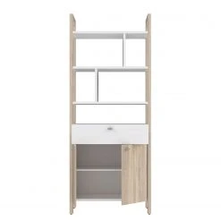 Norrwood Regal Holvik - Eiche Sonoma Dekor / Weiß 14 Norrwood Regal Holvik - Eiche Sonoma Dekor / Weiß -Wohnzimmermöbel boutique en ligne 1000280674 210813 08154300118 DETAILS P000000001000280674