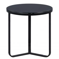 Loftscape Beistelltisch Borghi - Glas / Metall - Schwarz