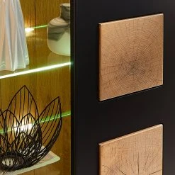 Loftscape Wohnwand Belloc III (5-teilig) - Inkl. Beleuchtung - Matt Schwarz / Eiche Dekor 24 Loftscape Wohnwand Belloc III (5-teilig) - Inkl. Beleuchtung - Matt Schwarz / Eiche Dekor -Wohnzimmermöbel boutique en ligne 1000281306 210720 14014100017 DETAILS P000000001000281306