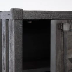 Wolf-Möbel Nachtkommode Container II - Akazie Grau -Wohnzimmermöbel boutique en ligne 1000281789 220616 038 DETAILS P000000001000281789