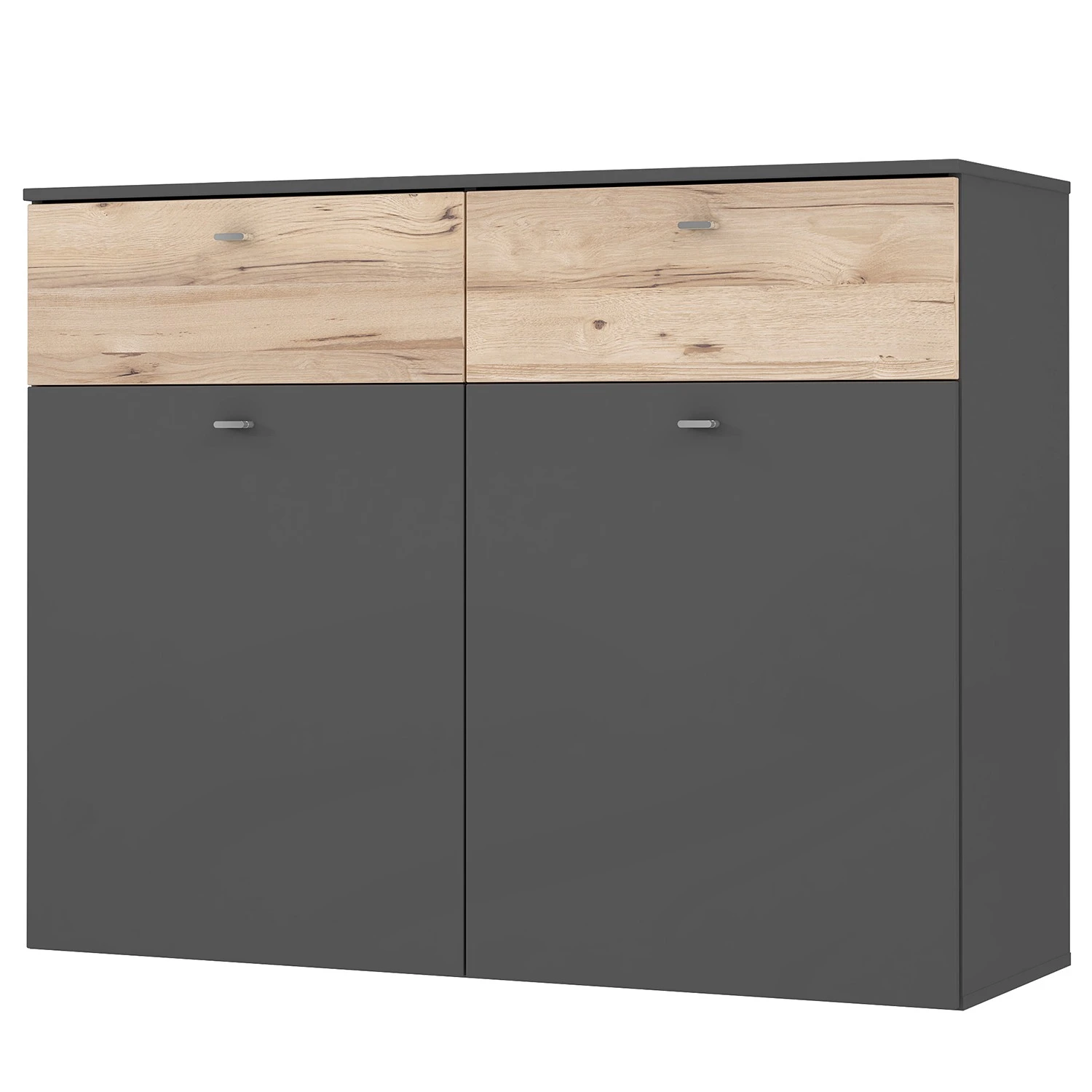 Loftscape Kommode Corey - Eiche Dekor / Grau 1 Loftscape Kommode Corey - Eiche Dekor / Grau