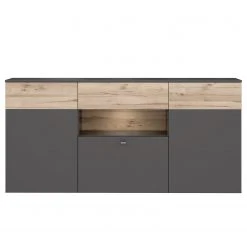 Loftscape Sideboard Corey - Inkl. Beleuchtung - Eiche Dekor / Grau -Wohnzimmermöbel boutique en ligne 1000282740 211109 14435000071 DETAILS P000000001000282740