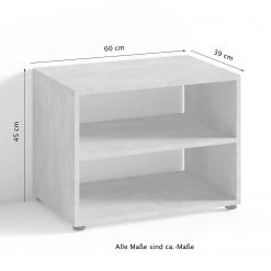 Fredriks TV-Rack Grainland - Weiß - Breite: 60 cm -Wohnzimmermöbel boutique en ligne 1000283832 210805 14243500077 SKETCH DETAILS P000000001000283832 sketch