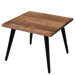 Fredriks Couchtisch Berapi - Akazie massiv / Metall - Akazie / Schwarz