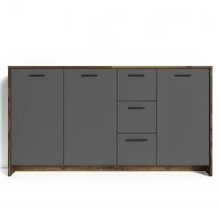 Fredriks Sideboard Edgeworth - Altholz Dekor / Anthrazit -Wohnzimmermöbel boutique en ligne 1000283869 210805 14244600353 DETAILS P000000001000283869