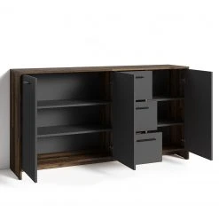 Fredriks Sideboard Edgeworth - Altholz Dekor / Anthrazit -Wohnzimmermöbel boutique en ligne 1000283869 210805 14244600354 DETAILS P000000001000283869