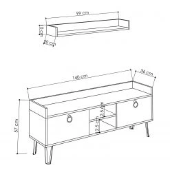 Red Living Wohnkombination Ekeby (2-teilig) - Eiche Dekor / Anthrazit -Wohnzimmermöbel boutique en ligne 1000284339 210809 06083200071 SKETCH DETAILS P000000001000284339 sketch