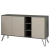 Loftscape Sideboard Caceres - Metall - Mocha / Grau