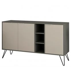 Loftscape Sideboard Caceres - Metall - Mocha / Grau