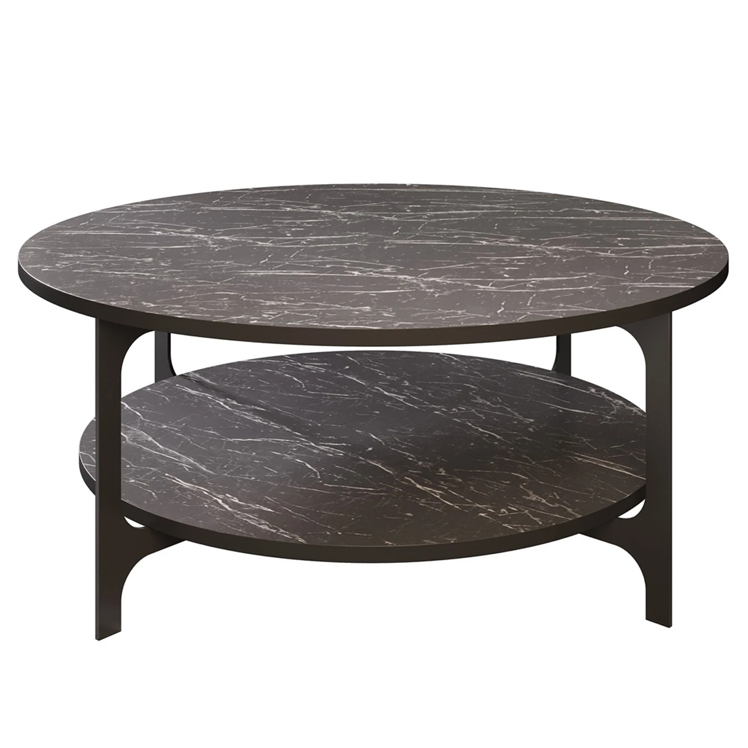 Loftscape Couchtisch Venla - Metall - Marmor Schwarz Dekor 1 Loftscape Couchtisch Venla - Metall - Marmor Schwarz Dekor