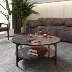Loftscape Couchtisch Venla - Metall - Marmor Schwarz Dekor 6 Loftscape Couchtisch Venla - Metall - Marmor Schwarz Dekor -Wohnzimmermöbel boutique en ligne 1000284346 210809 06083400105 MOOD DETAILS P000000001000284346 mood