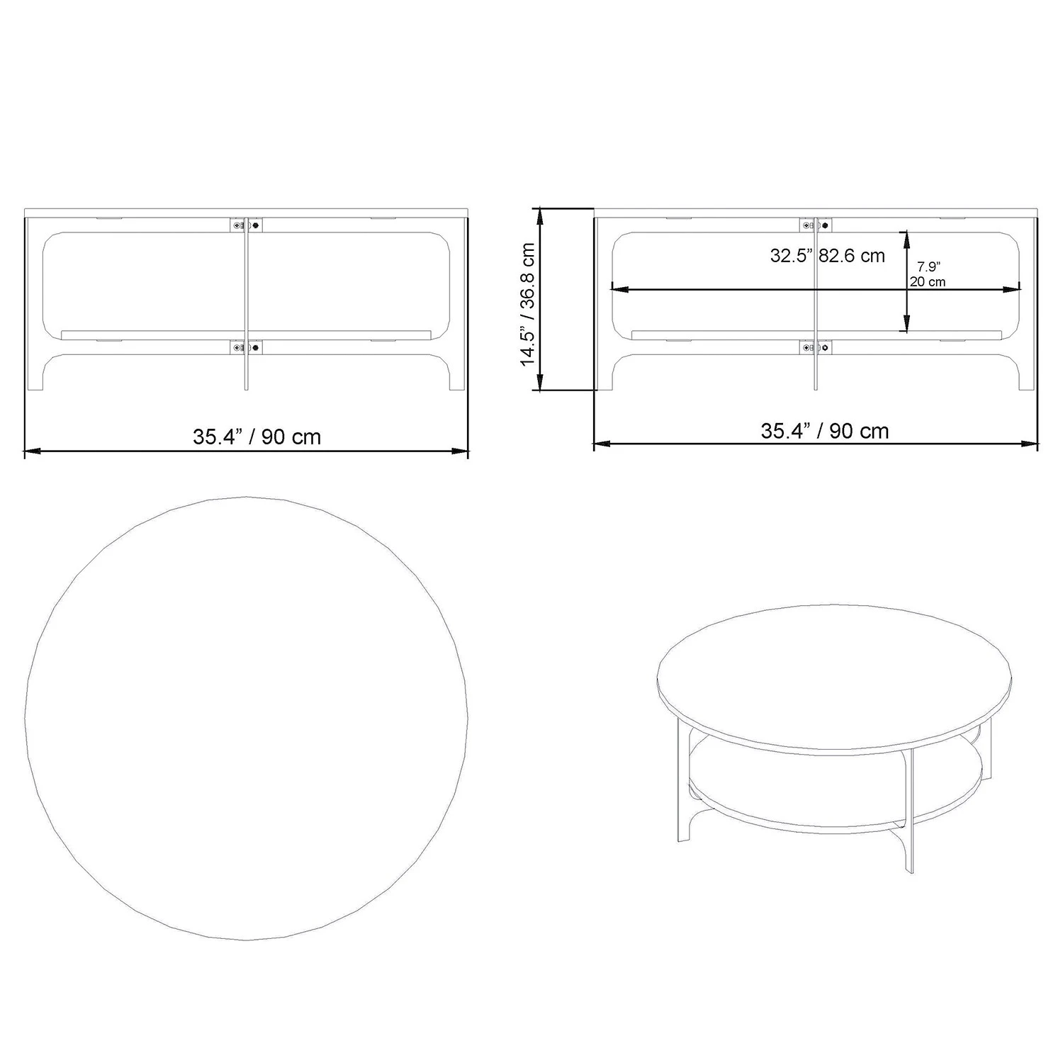 Loftscape Couchtisch Venla - Metall - Marmor Schwarz Dekor 4 Loftscape Couchtisch Venla - Metall - Marmor Schwarz Dekor – Bild 4