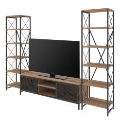 Red Living Wohnwand Jonas (3-teilig) - Metall - Eiche Dekor / Anthrazit 8 Red Living Wohnwand Jonas (3-teilig) - Metall - Eiche Dekor / Anthrazit -Wohnzimmermöbel boutique en ligne 1000284399 210819 13195300017 DETAILS P000000001000284399