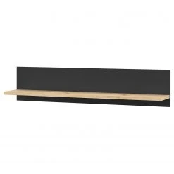 Loftscape Wandboard Mazzo - Schwarz / Eiche Artisan Dekor