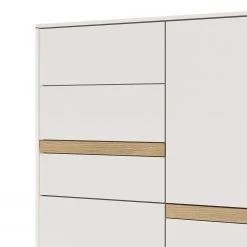 GWINNER Highboard Calea I - Echtholzfurnier - Matt Weiß / Eiche 5 GWINNER Highboard Calea I - Echtholzfurnier - Matt Weiß / Eiche -Wohnzimmermöbel boutique en ligne 1000285828 211117 160124000104 DETAILS P000000001000285828