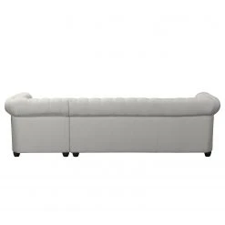 Ecksofa Dormir - Webstoff Sogol: Lichtgrau - Breite: 265 cm - Ottomane davorstehend rechts -Wohnzimmermöbel boutique en ligne 1000287625 210910 11435400731 DETAILS P000000001000287625