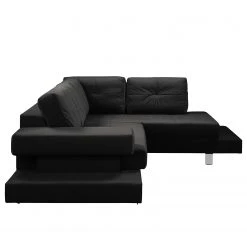 Loftscape Ecksofa Dert - Microfaser Jada: Schwarz - Ottomane davorstehend rechts -Wohnzimmermöbel boutique en ligne 1000287706 210930 13342000085 DETAILS P000000001000287706