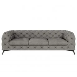Jack & Alice Sofa Laviva I (3-Sitzer) - Samt Ravi: Taupe -Wohnzimmermöbel boutique en ligne 1000288533 210928 11434300443 DETAILS P000000001000288533