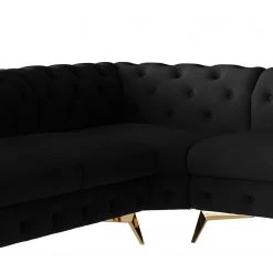 Jack & Alice Ecksofa Laviva V - Samt Ravi: Schwarz - 323 x 200 cm - Ausrichtung rechts 12 Jack & Alice Ecksofa Laviva V - Samt Ravi: Schwarz - 323 x 200 cm - Ausrichtung rechts -Wohnzimmermöbel boutique en ligne 1000288800 220325 060 DETAILS P000000001000288800