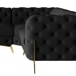 Jack & Alice Ecksofa Laviva V - Samt Ravi: Schwarz - 323 x 200 cm - Ausrichtung rechts 13 Jack & Alice Ecksofa Laviva V - Samt Ravi: Schwarz - 323 x 200 cm - Ausrichtung rechts -Wohnzimmermöbel boutique en ligne 1000288800 220325 070 DETAILS P000000001000288800