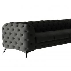 Jack & Alice Wohnlandschaft Laviva I - Samt Ravi: Anthrazit - Ausrichtung rechts 15 Jack & Alice Wohnlandschaft Laviva I - Samt Ravi: Anthrazit - Ausrichtung rechts -Wohnzimmermöbel boutique en ligne 1000288941 220325 050 DETAILS P000000001000288941