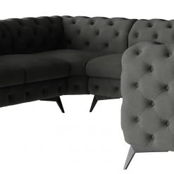 Jack & Alice Wohnlandschaft Laviva I - Samt Ravi: Anthrazit - Ausrichtung rechts 16 Jack & Alice Wohnlandschaft Laviva I - Samt Ravi: Anthrazit - Ausrichtung rechts -Wohnzimmermöbel boutique en ligne 1000288941 220325 060 DETAILS P000000001000288941