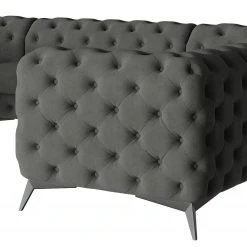 Jack & Alice Wohnlandschaft Laviva I - Samt Ravi: Anthrazit - Ausrichtung rechts 17 Jack & Alice Wohnlandschaft Laviva I - Samt Ravi: Anthrazit - Ausrichtung rechts -Wohnzimmermöbel boutique en ligne 1000288941 220325 070 DETAILS P000000001000288941