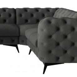 Jack & Alice Wohnlandschaft Laviva I - Samt Ravi: Anthrazit - Ausrichtung rechts 18 Jack & Alice Wohnlandschaft Laviva I - Samt Ravi: Anthrazit - Ausrichtung rechts -Wohnzimmermöbel boutique en ligne 1000288941 220325 080 DETAILS P000000001000288941