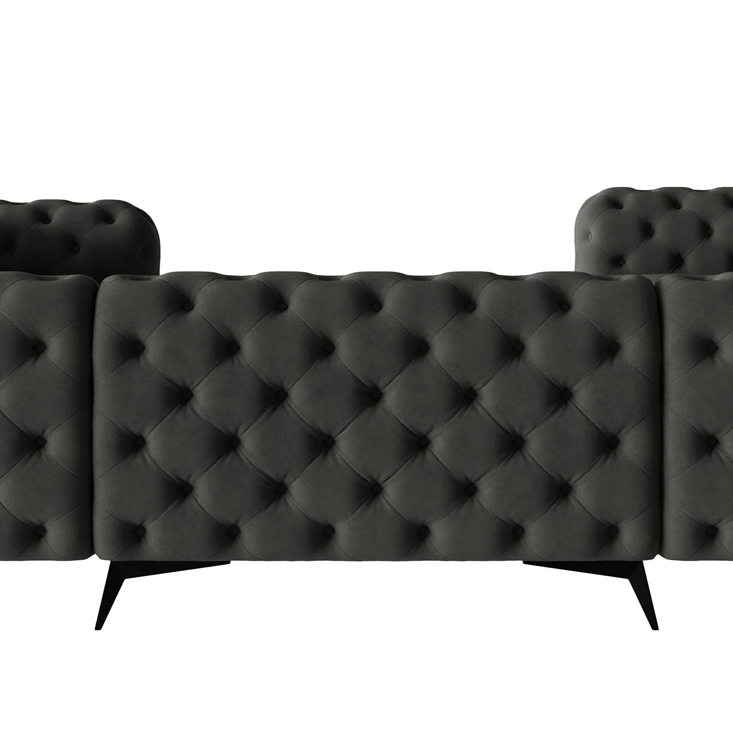 Jack & Alice Wohnlandschaft Laviva I - Samt Ravi: Anthrazit - Ausrichtung rechts 10 Jack & Alice Wohnlandschaft Laviva I - Samt Ravi: Anthrazit - Ausrichtung rechts – Bild 10