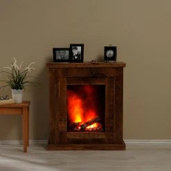 Naturoo Elektrokamin Mumbai - Braun -Wohnzimmermöbel boutique en ligne 1000289240 210908 06202000003 MOOD DETAILS P000000001000289240 mood