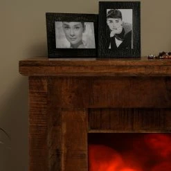 Naturoo Elektrokamin Mumbai - Braun -Wohnzimmermöbel boutique en ligne 1000289240 210908 06202000006 DETAILS P000000001000289240