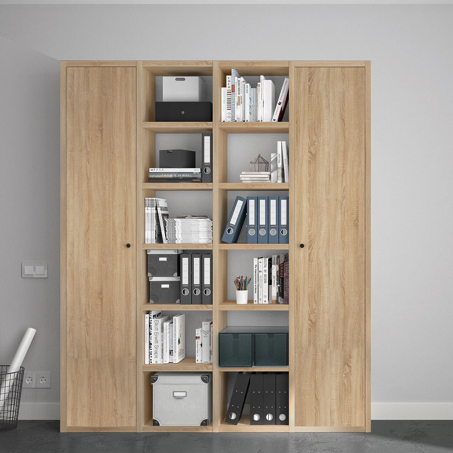 Fredriks Aktenschrank-Kombination Emporio VIII - Eiche Sonoma Dekor 3 Fredriks Aktenschrank-Kombination Emporio VIII - Eiche Sonoma Dekor – Bild 3