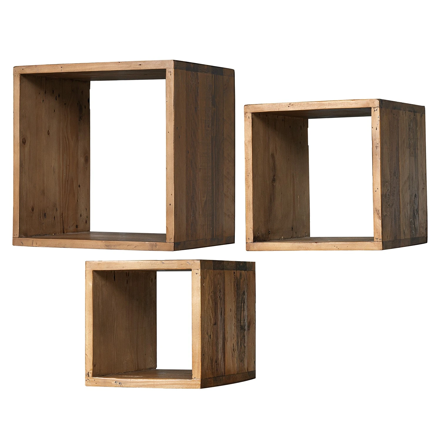 Ars manufacti Wandregal Tamati II (3er-Set) - Pinie massiv 1 Ars manufacti Wandregal Tamati II (3er-Set) - Pinie massiv