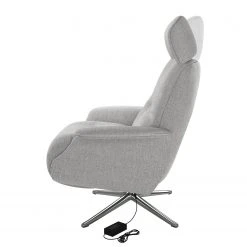Studio Copenhagen Relaxsessel Anderson III - Webstoff Saia: Hellgrau - Chrom glänzend - Bezogen -Wohnzimmermöbel boutique en ligne 1000294491 211007 122419000054 DETAILS P000000001000294491