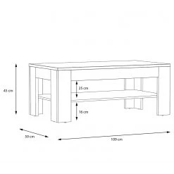 Loftscape Couchtisch Truth - Eiche Sonoma Dekor -Wohnzimmermöbel boutique en ligne 1000295068 210924 143047000552 SKETCH DETAILS P000000001000295068 sketch