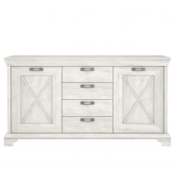 Ridgevalley Sideboard Kimbark II - Pinie Weiß Dekor -Wohnzimmermöbel boutique en ligne 1000295071 210924 143048000100 DETAILS P000000001000295071