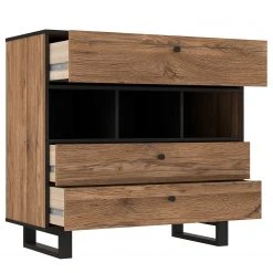 Red Living Kommode Trylith - Eiche Rustikal Dekor / Schwarz 10 Red Living Kommode Trylith - Eiche Rustikal Dekor / Schwarz -Wohnzimmermöbel boutique en ligne 1000295077 211125 14485200041 DETAILS P000000001000295077