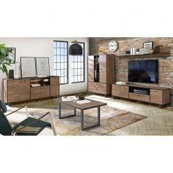 Red Living TV-Lowboard Trylith - Eiche Rustikal Dekor / Schwarz -Wohnzimmermöbel boutique en ligne 1000295078 211125 14485300036 MOOD DETAILS P000000001000295078 mood