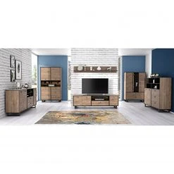 Red Living TV-Lowboard Trylith - Eiche Rustikal Dekor / Schwarz -Wohnzimmermöbel boutique en ligne 1000295078 211125 14485300038 MOOD DETAILS P000000001000295078 mood