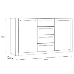 Loftscape Sideboard Truth - Eiche Sonoma Dekor 16 Loftscape Sideboard Truth - Eiche Sonoma Dekor -Wohnzimmermöbel boutique en ligne 1000295089 211125 144855000578 SKETCH DETAILS P000000001000295089 sketch