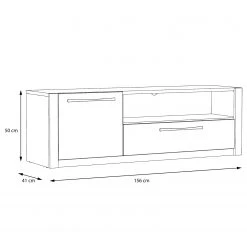 Loftscape TV-Lowboard Truth - Eiche Sonoma Dekor -Wohnzimmermöbel boutique en ligne 1000295090 210924 14305600700 SKETCH DETAILS P000000001000295090 sketch