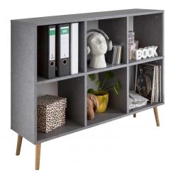 Schildmeyer Aktenregal Jonte - Grau / Eiche