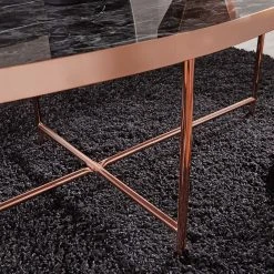 Red Living Couchtisch Lacaune - Glas / Metall - Marmor Schwarz Dekor 10 Red Living Couchtisch Lacaune - Glas / Metall - Marmor Schwarz Dekor -Wohnzimmermöbel boutique en ligne 1000296388 210929 06333100253 DETAILS P000000001000296388