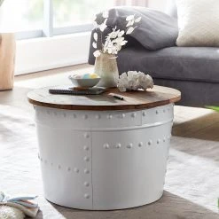 Ridgevalley Couchtisch Massaa II - Mango massiv / Metall - Mango / Weiß -Wohnzimmermöbel boutique en ligne 1000296399 210929 06333200328 MOOD DETAILS P000000001000296399 mood